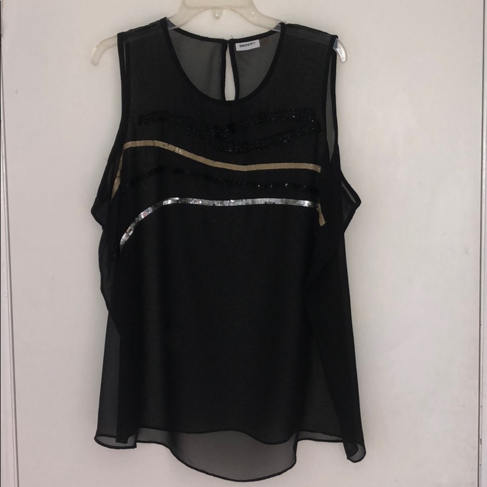 Black Sheer Blouse✔️